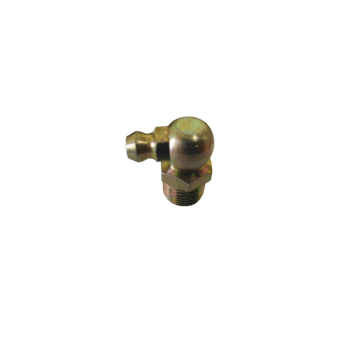 1/8 NPT right angle grease nipple, metal grease gun fitting for awkward spots on trailers and floats