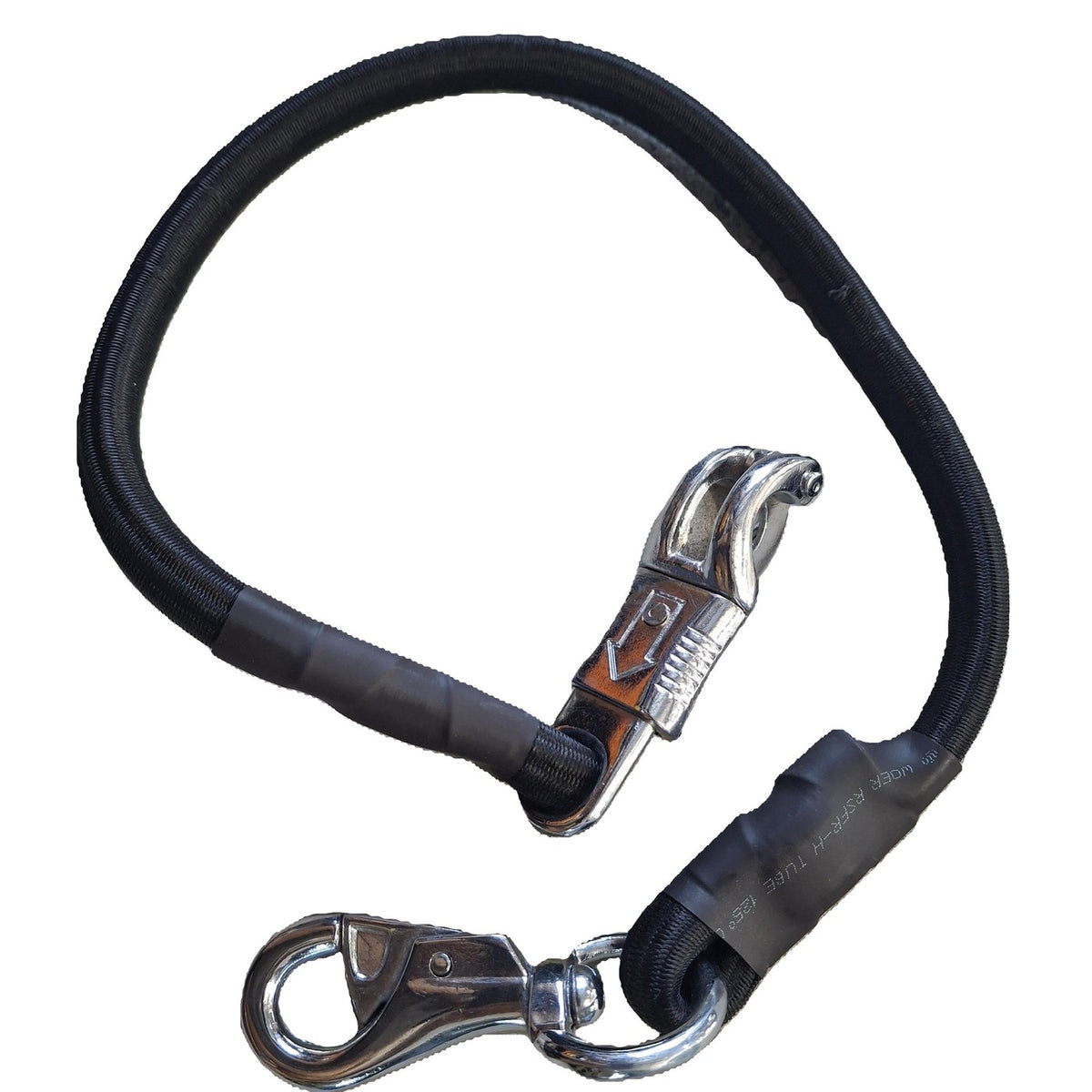 Horse tie up bungee lead, strong flexible shock absorbing tie for the float, stable and cross tying