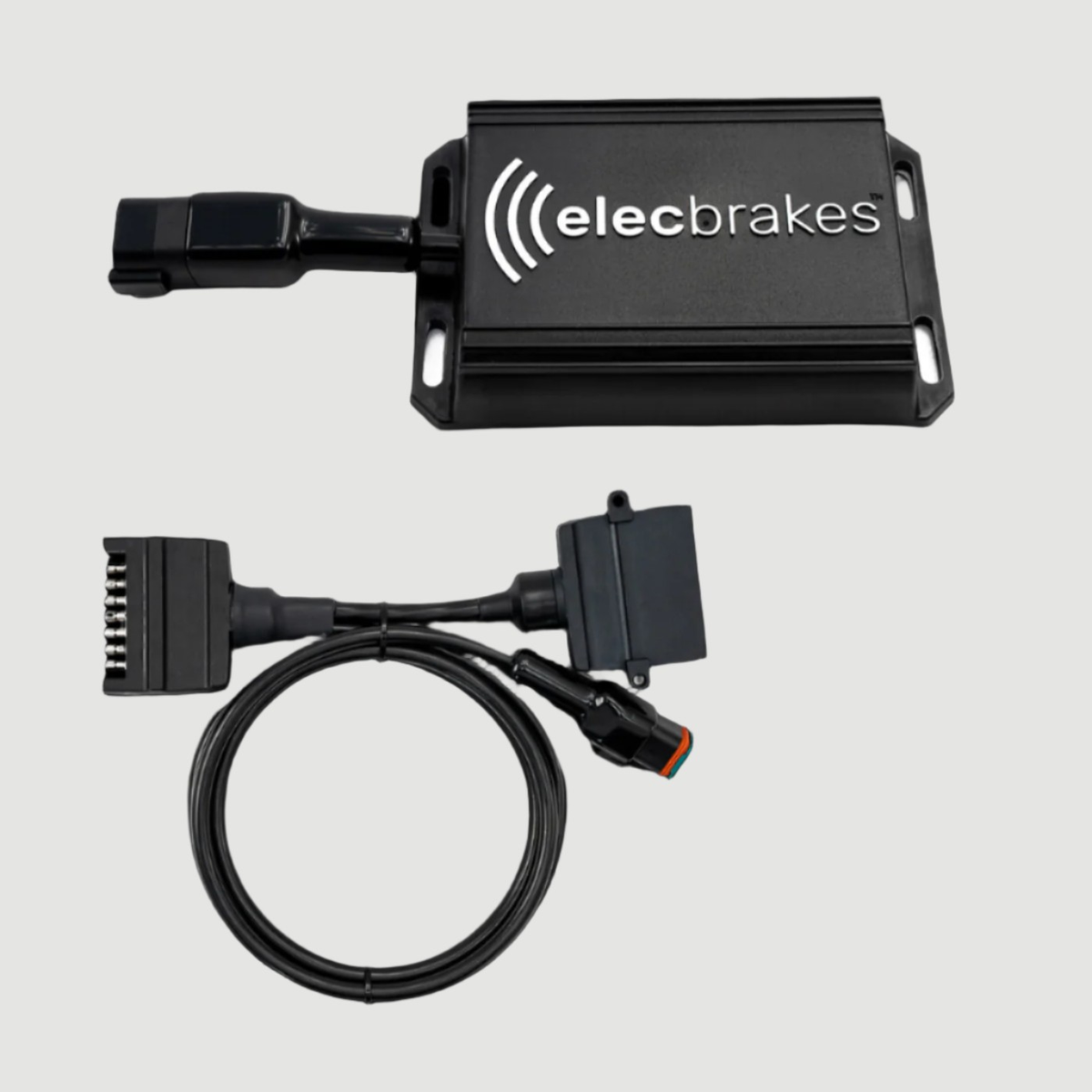 Elecbrakes electric brake controller kit, a trailer mounted brake controller run from your smartphone