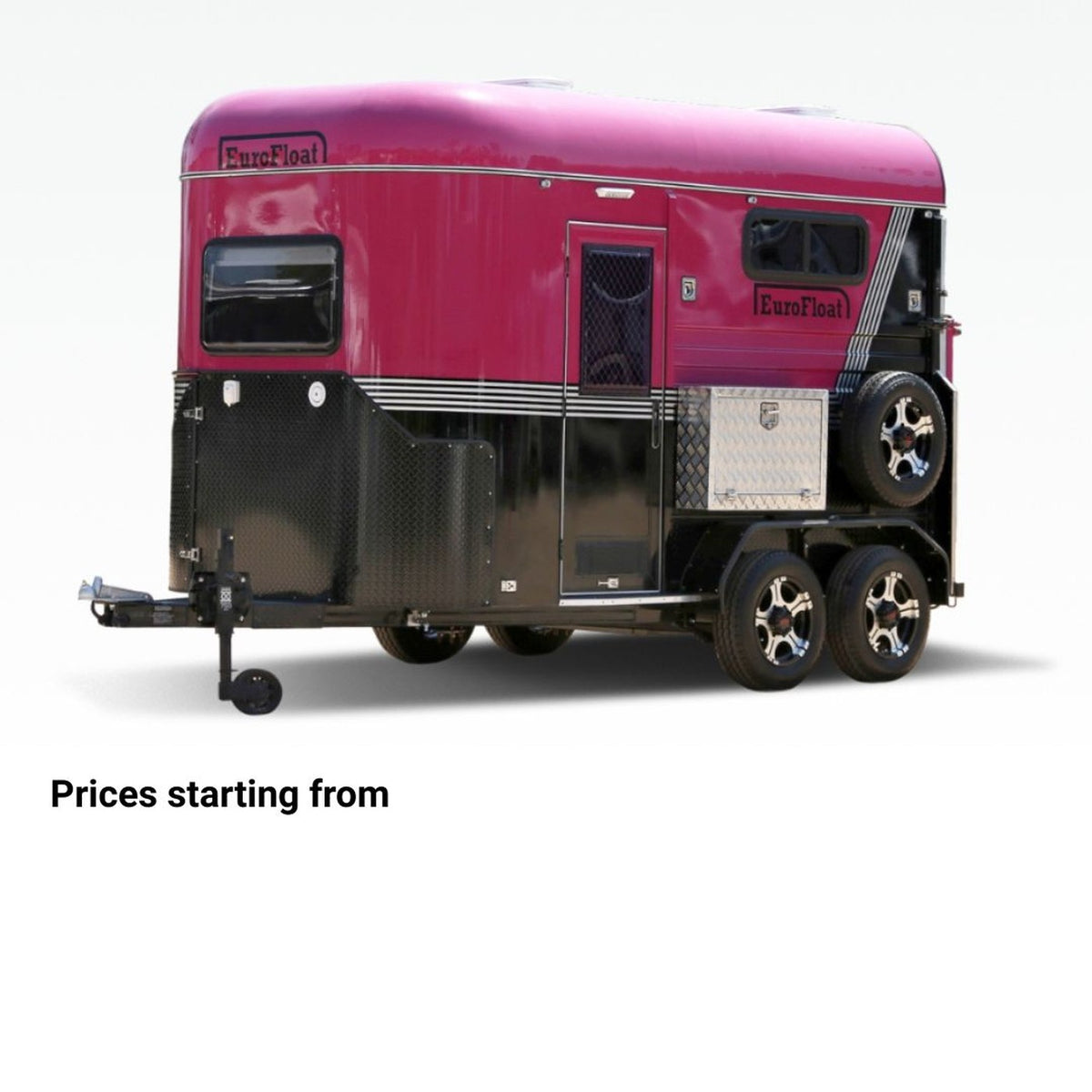 Eurofloat 2 horse straight load horse float, Classic and Prestige Series for safe and comfortable horse transport