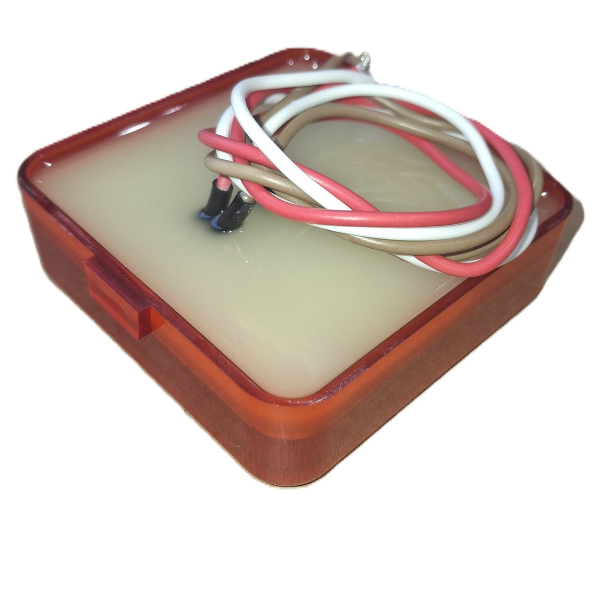 Red brake light replacement module that fits into your existing float or trailer tail light assembly