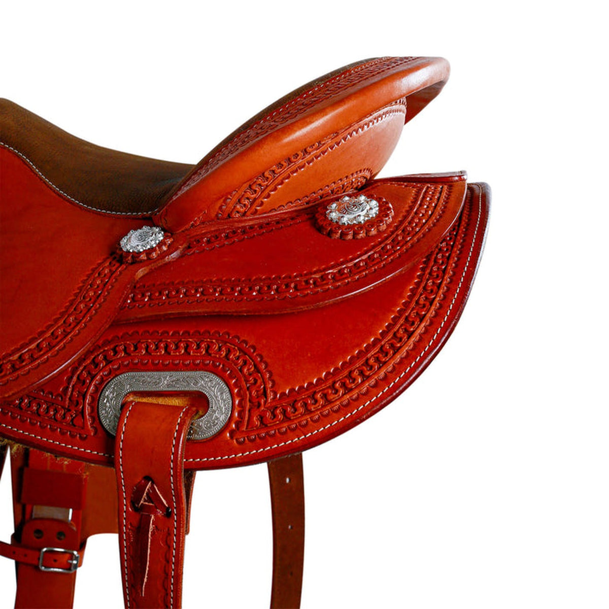 Syd Hill Flinders all rounder western saddle, 15 inch seat, fleece lined panels for comfort