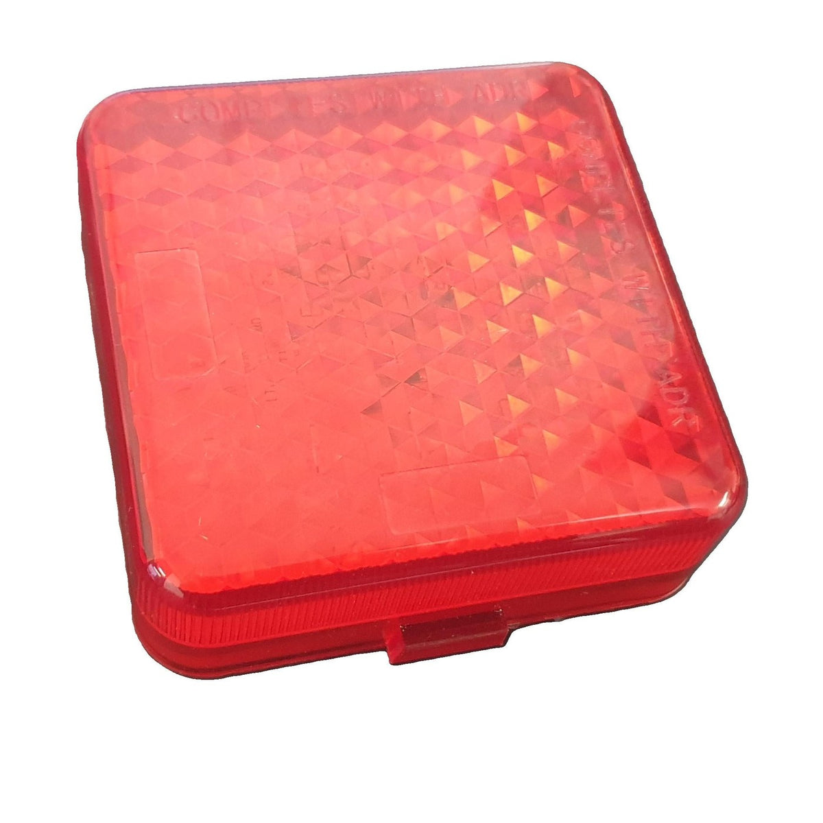 Red stop and brake tail light replacement module for horse floats and trailers