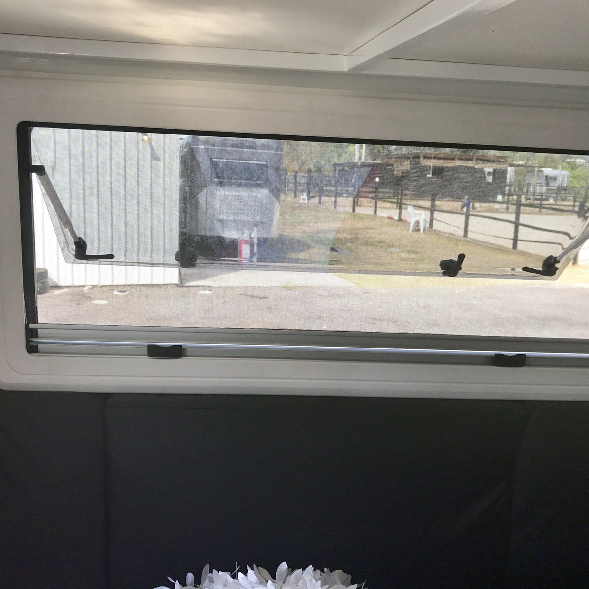 2 horse angle load Eurofloat 5106 Mid Overnighter available in black, blue or gun metal with silver or white trim